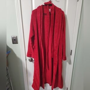 Women's Fluffy Robe with Pockets, 2x